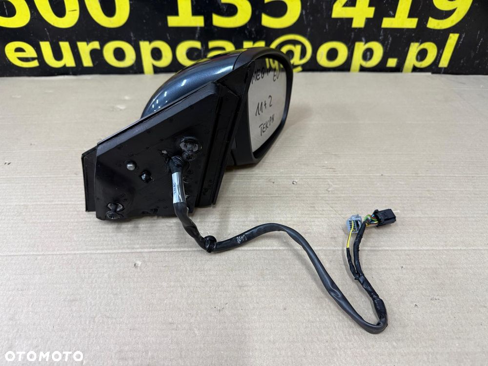RENAULT MEGANE IV 16-24 LUSTERKO PRAWE 11+2 PIN EL. SKŁADANE KOLOR TEKPN - 6