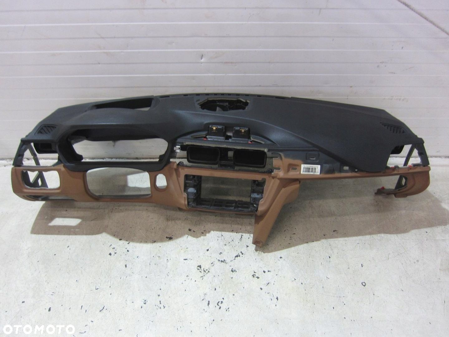 BMW F34 F30 F36 DESKA ROZDZIELCZA CZARNA BRĄZ HEAD UP HUD ORYG 51459248001 - 1