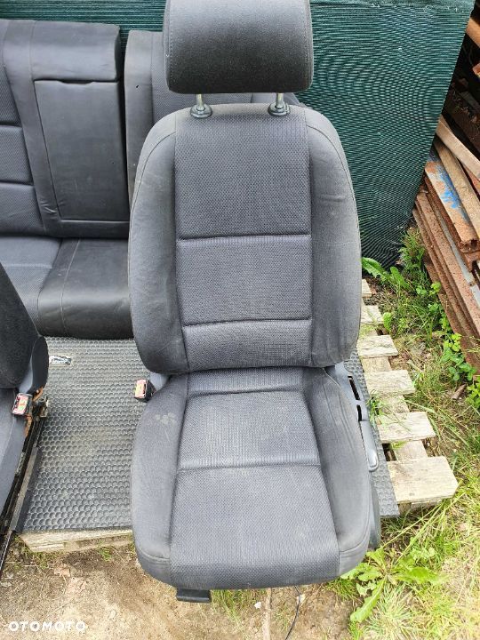 Fotele Fotel Kanapa Skladana Welur Czarny Soul Audi A4 B6 Sedan Kombi - 4