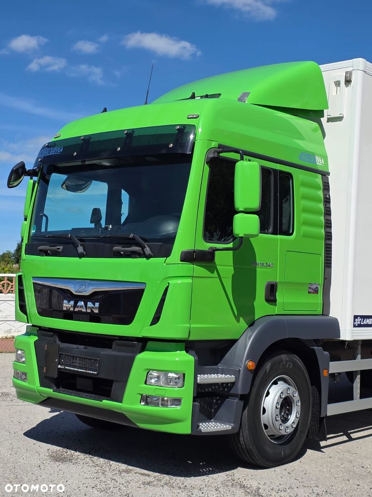 MAN TGM 18.340 / 18.290 / 15.290 / IZOTERMA / WINDA / 19PALET /E6  / SPROWADZONY / AUTOMAT / SYPIALKA / PIERWSZY WŁAŚCICIEL / BOCZNE DRZWI / STAN BARDZO DOBRY - 9