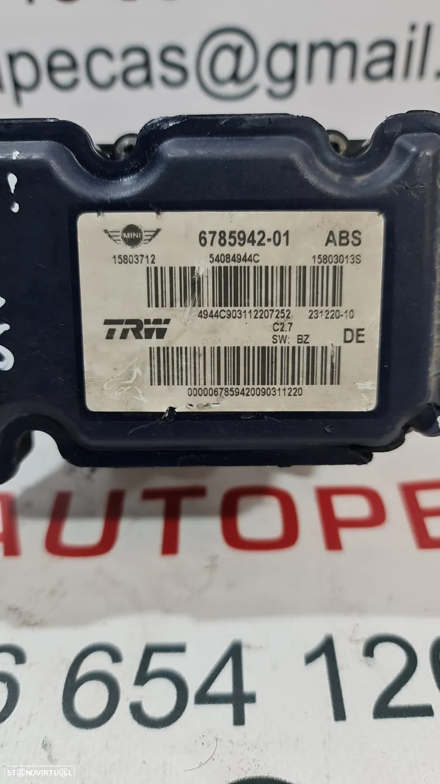 Módulo ABS Mini Cooper R55 R56 R57 Ref 678594201 Original - 3