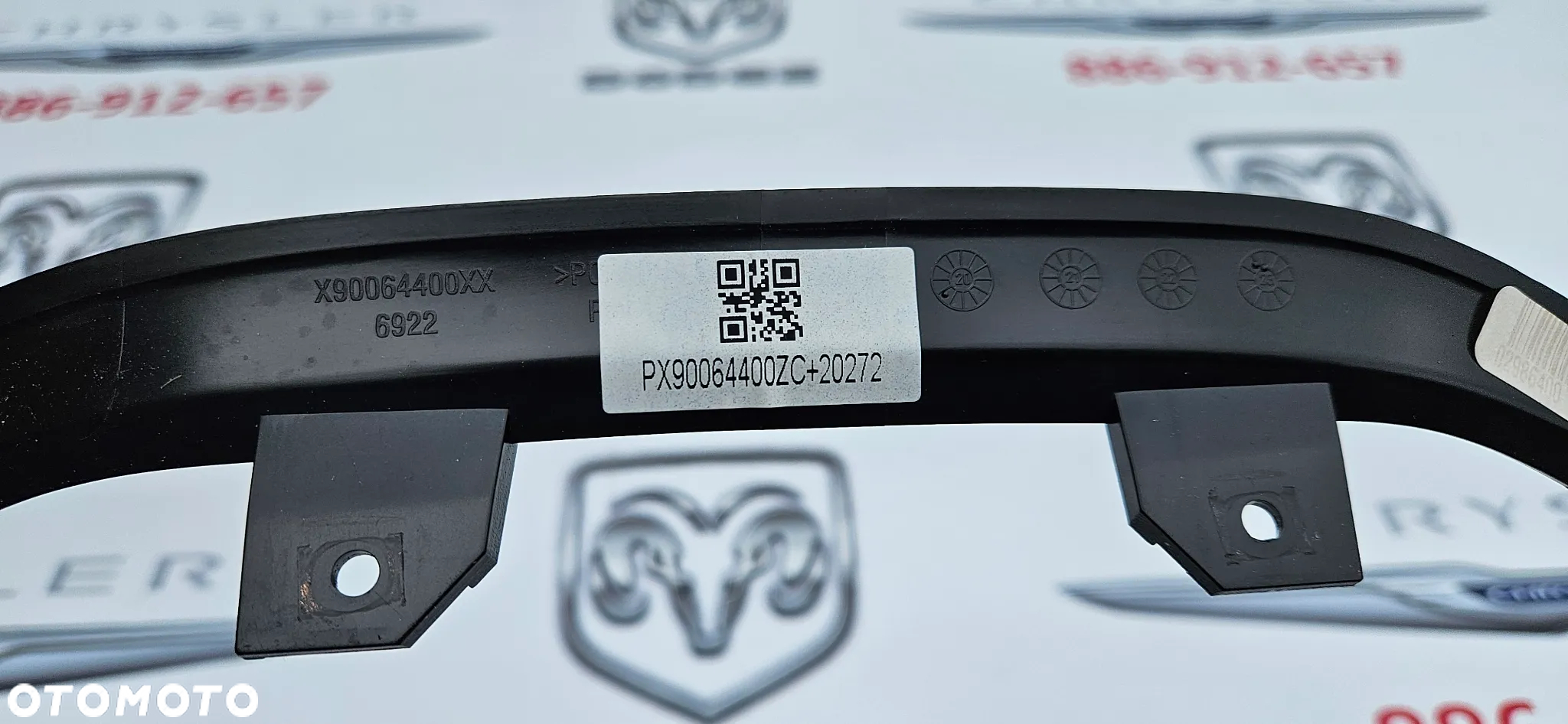 Dodge Durango III LIFT 2021-2025 Listwa ozdobna deski rozdzielczej Dekor kokpitu Ramka licznika wyświetlacza PX90064400ZC - 12