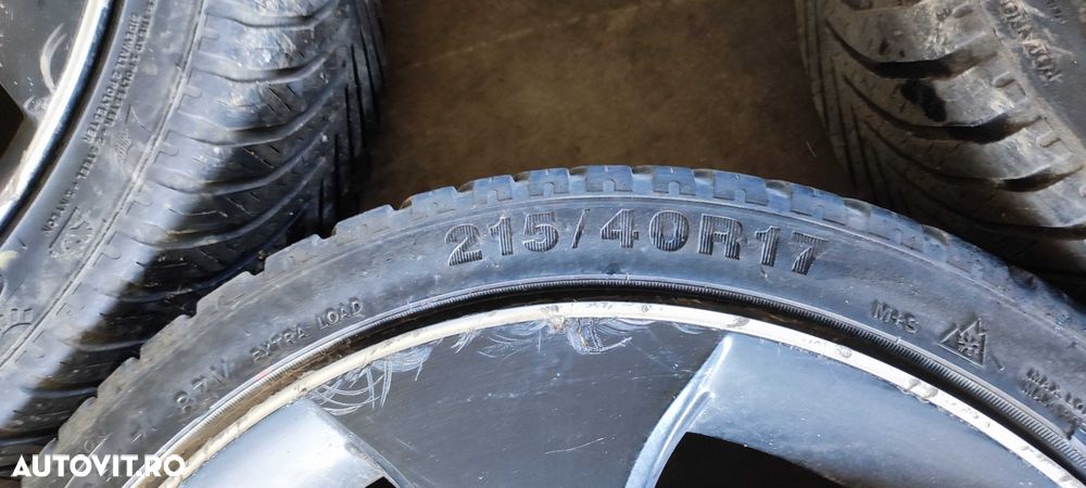 Set jante aliaj pe 17 volkswagen vw polo 6R 205/40/17 dot 2022 - 6