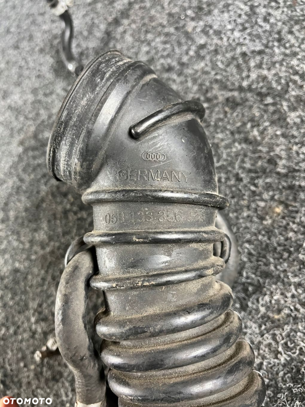 audi vw skoda 1.8 t przewód turbosprężarki rura komplet 058133356 - 8