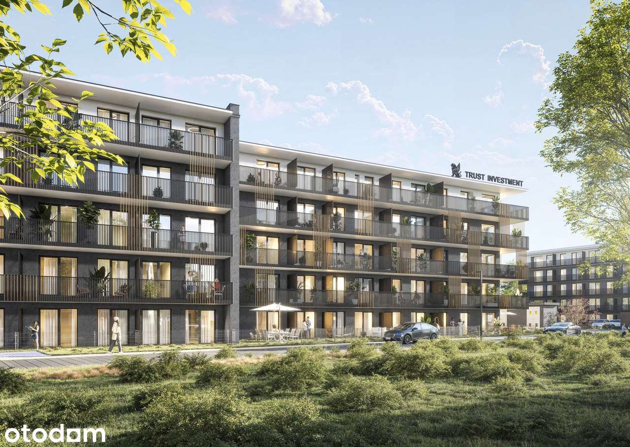 2-pokojowe mieszkanie 48m2 + ogródek Bez Prowizji