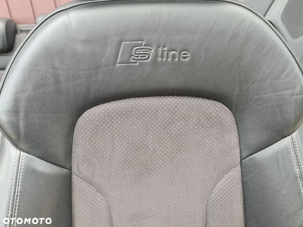 AUDI Q3 8U0 8U S-LINE FOTELE PÓŁSKÓRA ALCANTARA KOMPLET 2015 rok - 4