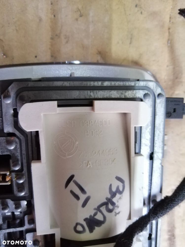 Fiat Bravo II daszki osłony przeciwsłoneczne lampki podsufitki komplet EU - 4