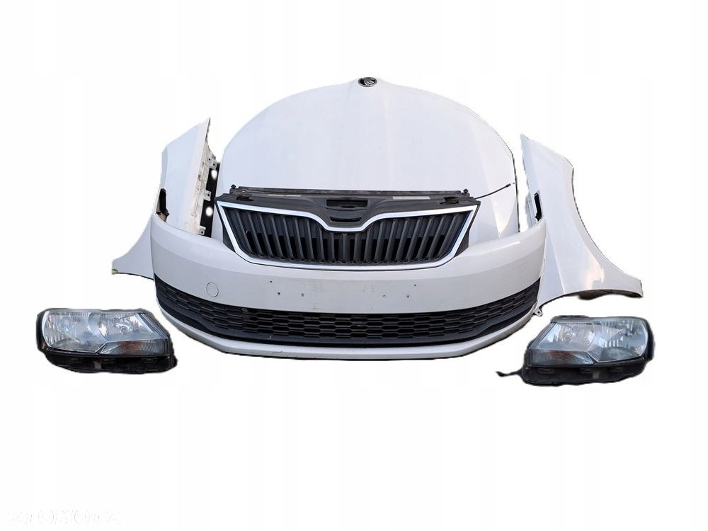 SKODA RAPID LIFT 16-19R MASKA ZDERZAK PAS BŁOTNIK LAMPA LF9E - 1