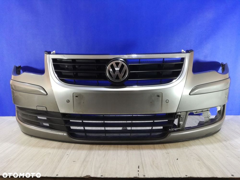 VW Touran 1 I Lift zderzak grill przód przedni PDC 06/10 LD7S - 1