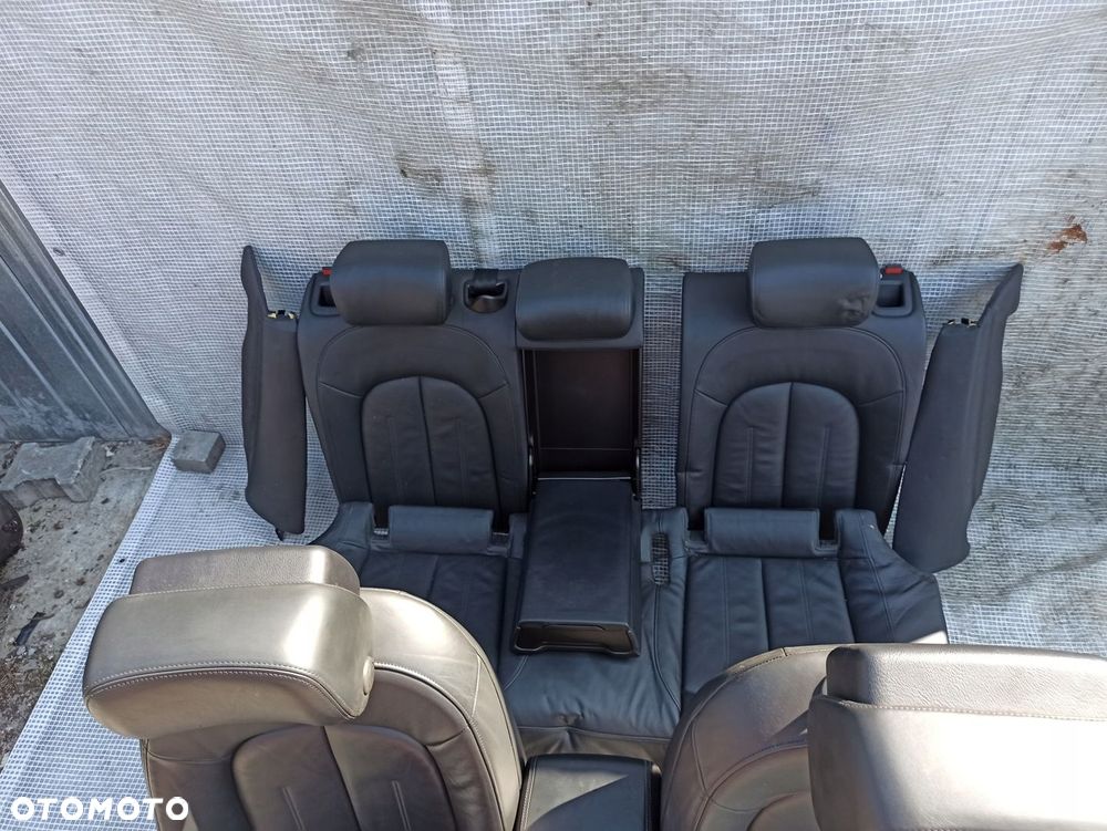 AUDI A6 C7 4G 12-16 FOTELE SKÓRA CZARNE ELEKTRYCZNE 2X KOMPLET SEDAN KOMBI - 10