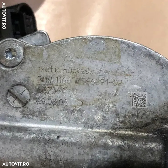 Anexe motor bmw 750i V8 N63b44 clapeta galerie admisie instalatie electrica turbina turbosuflantă turbine capac motor pompa benzină senzori vacuum - 8