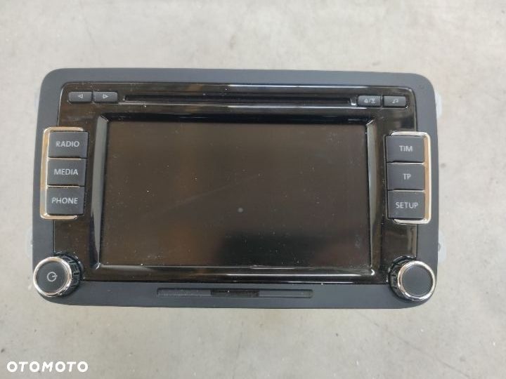 Radio Skoda Superb 2 FL II lift  Octavia Yeti Fabia Wyświetlacz 3T0035156B Dotykowe - 1