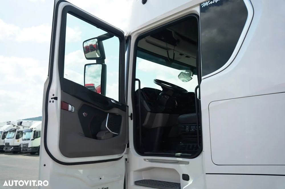 Scania S 530 / V8 / RETARDER / MEGA KIT / PLATĂ JOSĂ + KRONE / PUNTE RIDICATĂ / SAF - 25