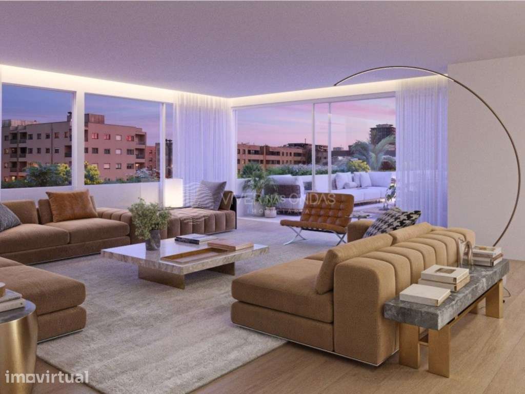 T4 de Luxo com 308 m² | 3 lugares de estacionamento | Matosinhos - Grande imagem: 2/55
