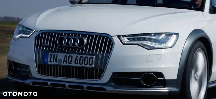Kompletny Przód Biały Audi A6 C7 Full LED ALLROAD 2012- Maska Zderzak Lampy Błotniki Chłodnice Wzmocnienie Grill