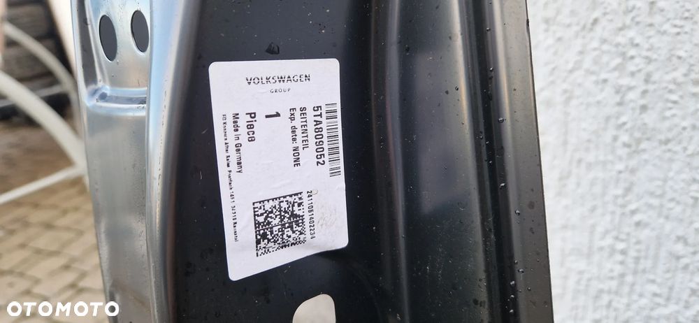VW TOURAN II 5TA SŁUPEK PRÓG PRAWY POSZYCIE 2015- - 5