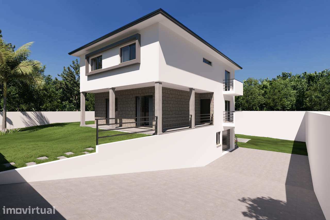 Moradia T4 Isolada com Garagem, Jardim e quintal em Viatodos Barcelos - Grande imagem: 2/19