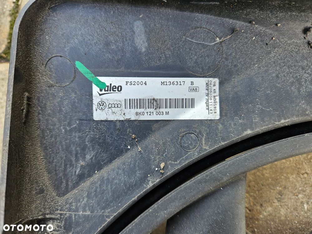 Audi A4 B8 1.8 TFSI wentylatory chłodnicy wentylator moduł 8K0121003M - 4
