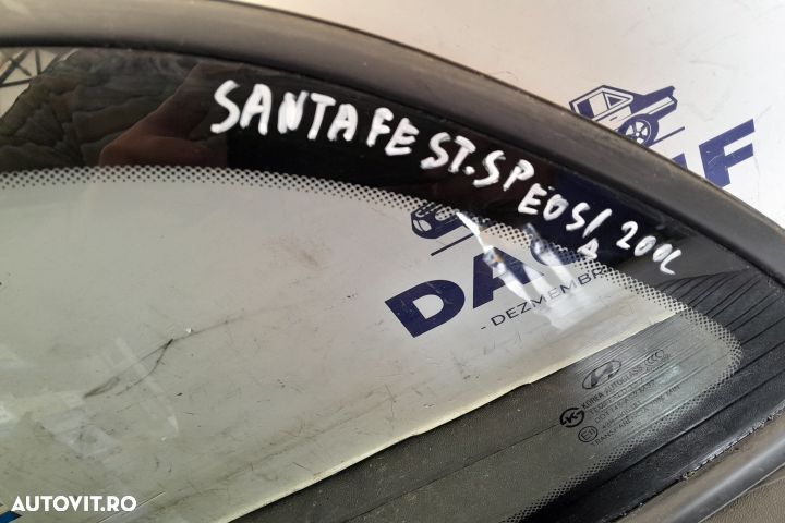 Geam usa spate stanga 43R-00381 43R-00381 Hyundai Santa Fe CM [2006 - - 2