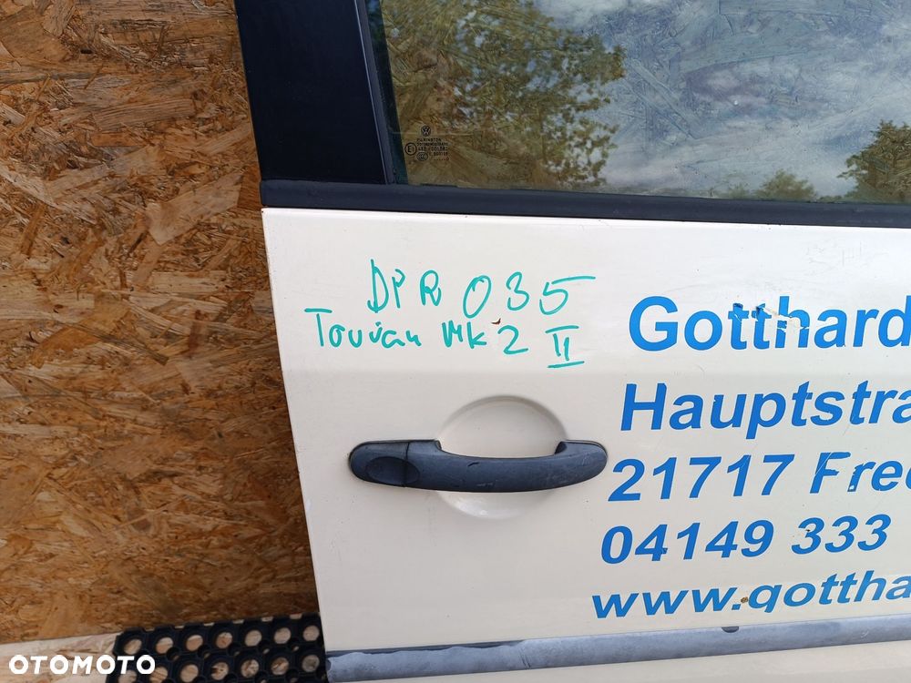 VW TOURAN 1 LIFT DRZWI PRZÓD PRAWY PRAWE - 2