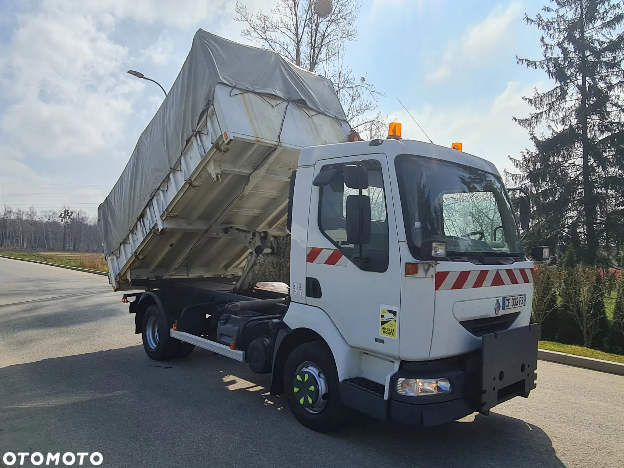 Renault Midlum Wywrotka 3 str Czołownica Specjalny Tylko 116 tys km Plandeka - 11