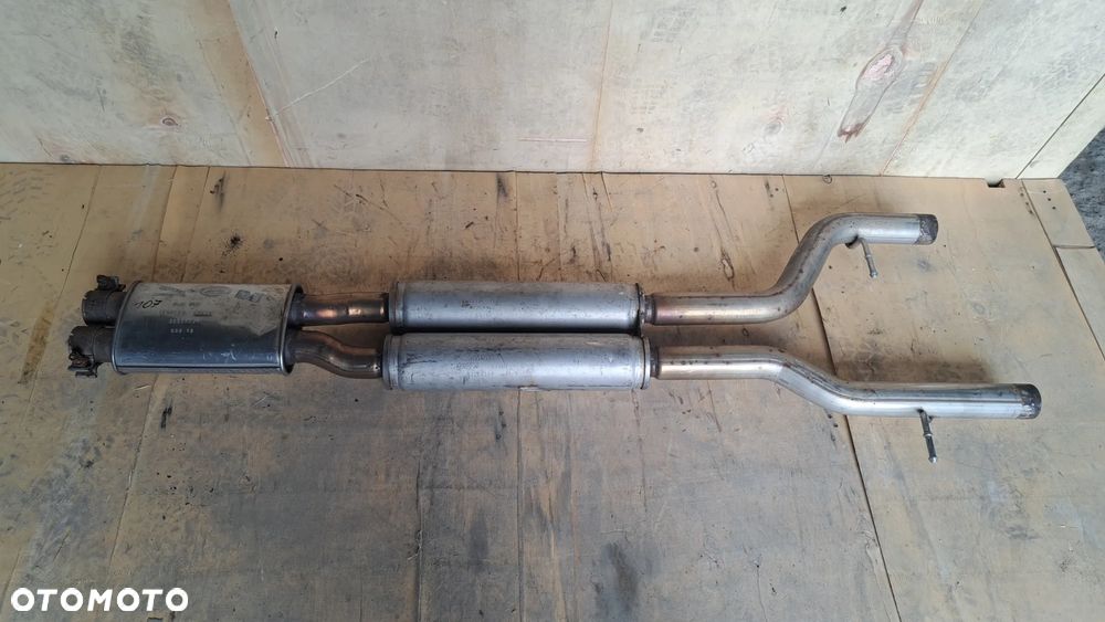Jaguar XF GX63 tłumik rury rura łącznik tłumika tłumik środkowy układ wydechowy wydech - 2