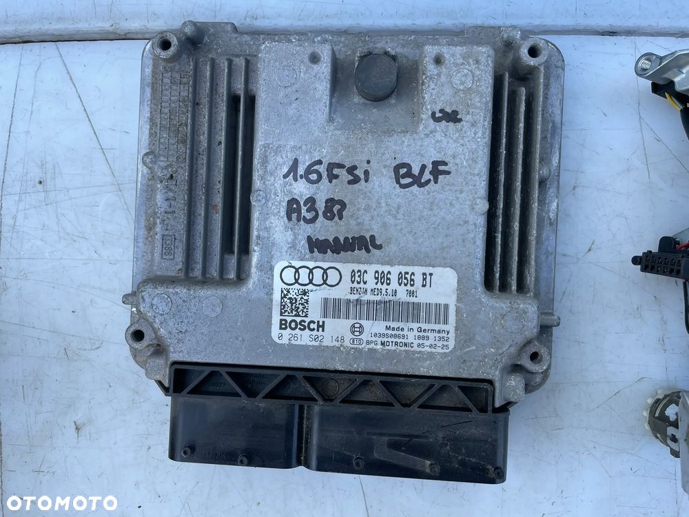 ZESTAW STARTOWY AUDI A3 8P 1.6 FSI BLF STEROWNIK LICZNIK STACYJKA AUDI A3 8P 8P0920900J 03C906056BT 1K0905851B - 3