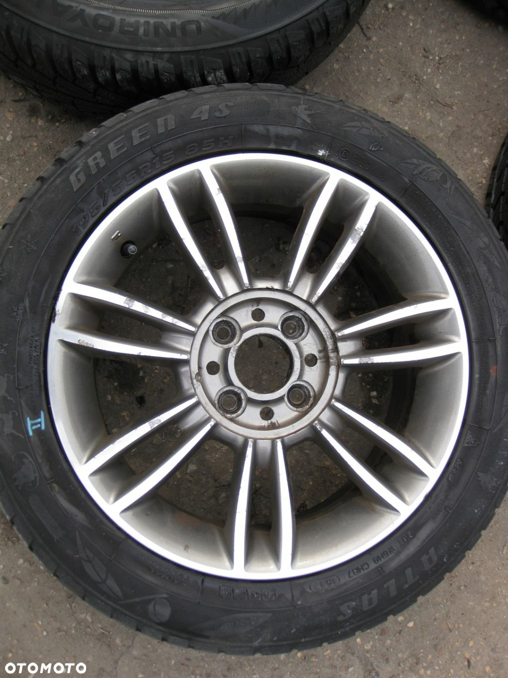 LANCIA YPSILON FELGI ALUMINIOWE 6J x15 ET40 4x98 735425975 KOMPLET - 5