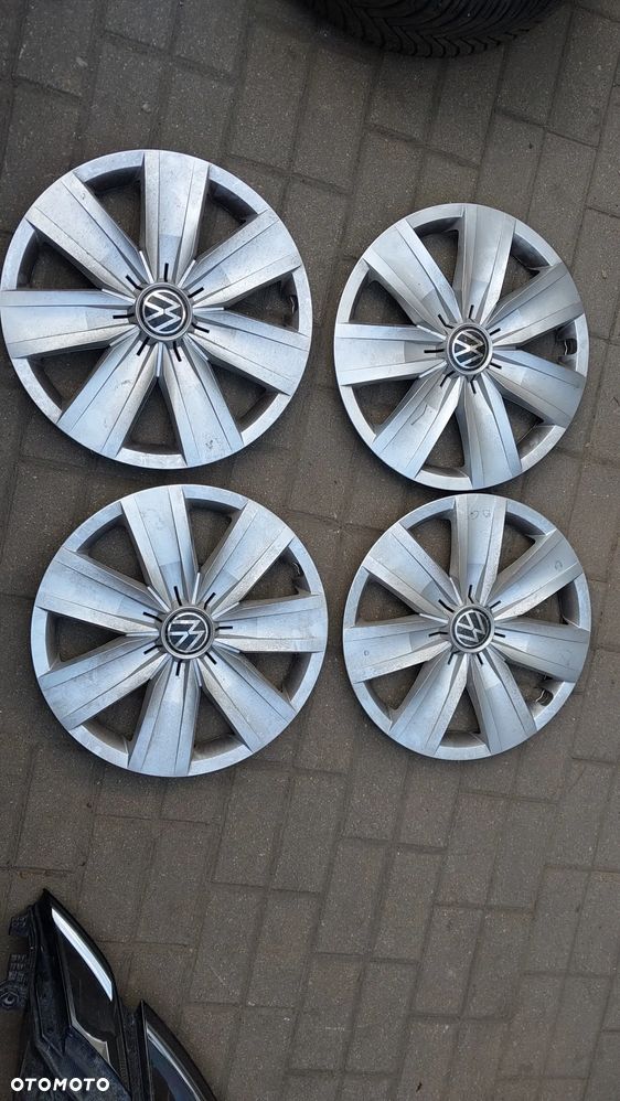 Kołpaki VOLKSWAGEN OE Oryginalne 16" Srebrne 2GA601147a - 2