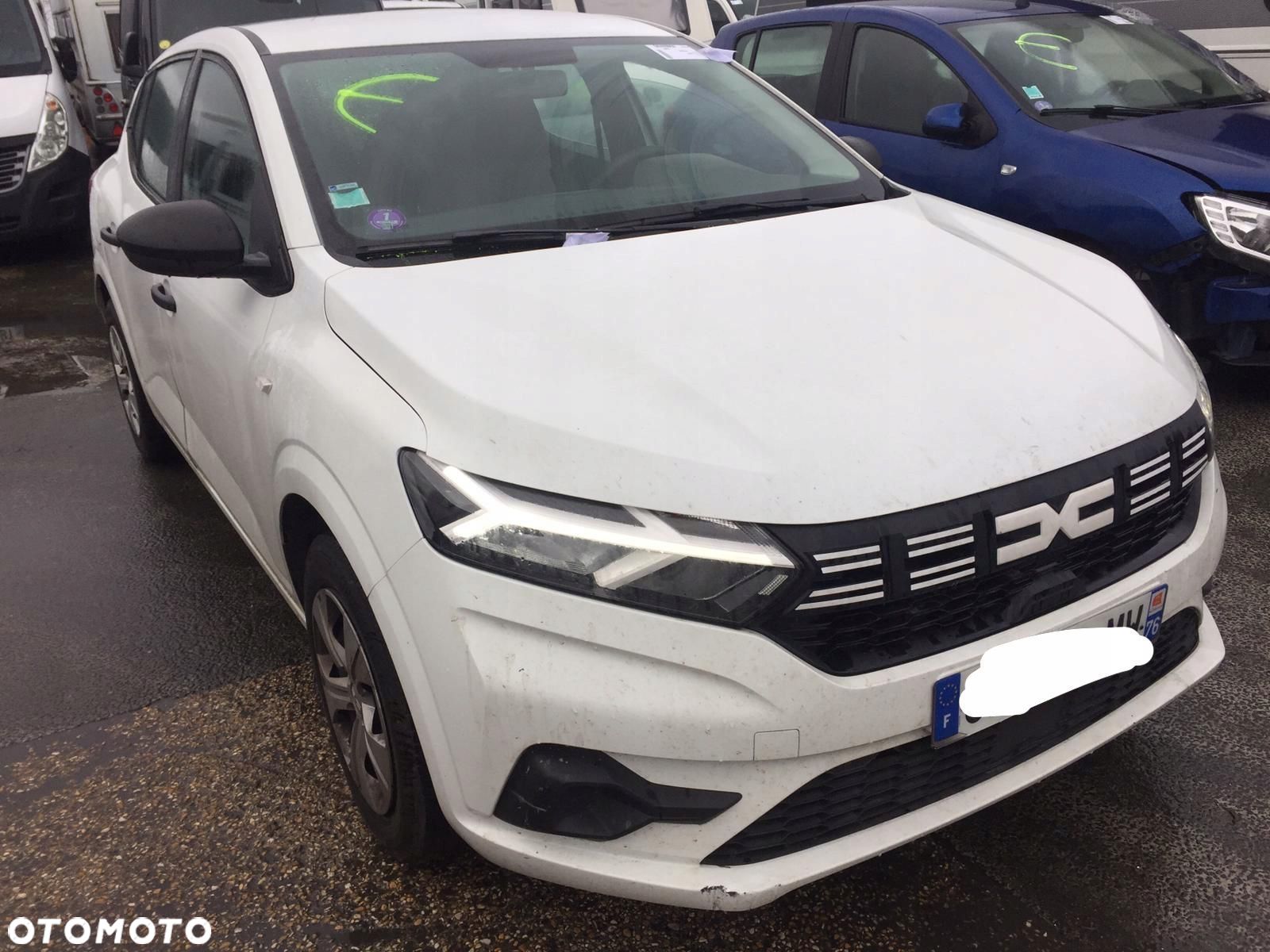 DACIA SANDERO 2023 III 3 BIAŁY DUŻO CZĘŚCI DRZWI BLACHARKA - 1