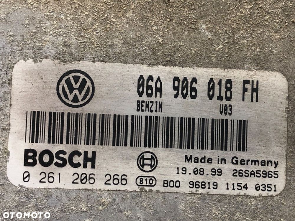 KOMPUTER SILNIKA - 69.00 PLN - SKODA OCTAVIA I (1U2) 1996 - 2010 2.0 85 kW [116 KM] benzyna 1999 - - 4
