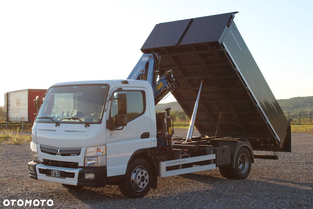 FUSO Mitsubishi Canter 9C18 Nowy 3-stronny Wywrot Kiper Wywrotka Nowy Żuraw HDS DN 7.7 S2 Ładowność: 4000 kg Fassi - 14
