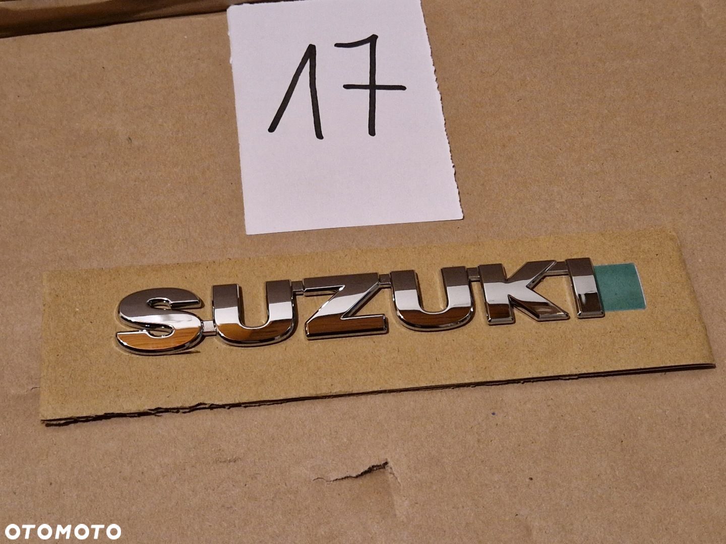SUZUKI SWIFT MK7 10- emblemat KLAPY tył napis NOWY ORYGINAŁ 7783154GB0 - 1
