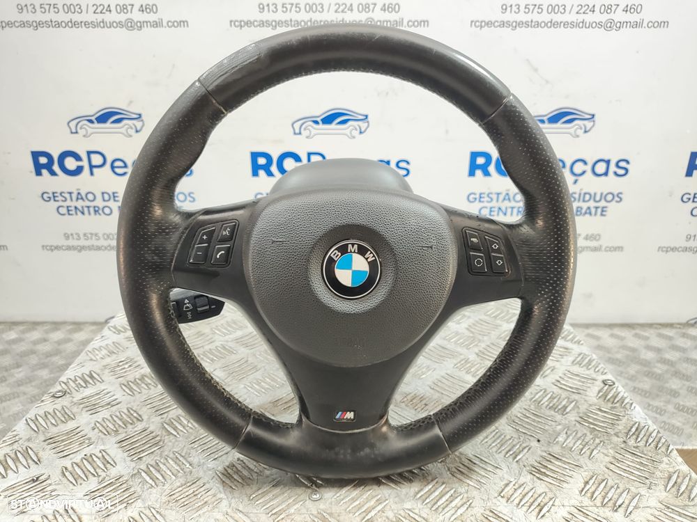 Volante completo pele perfurada BMW Serie 1 E81 E82 E87 E88 - 1
