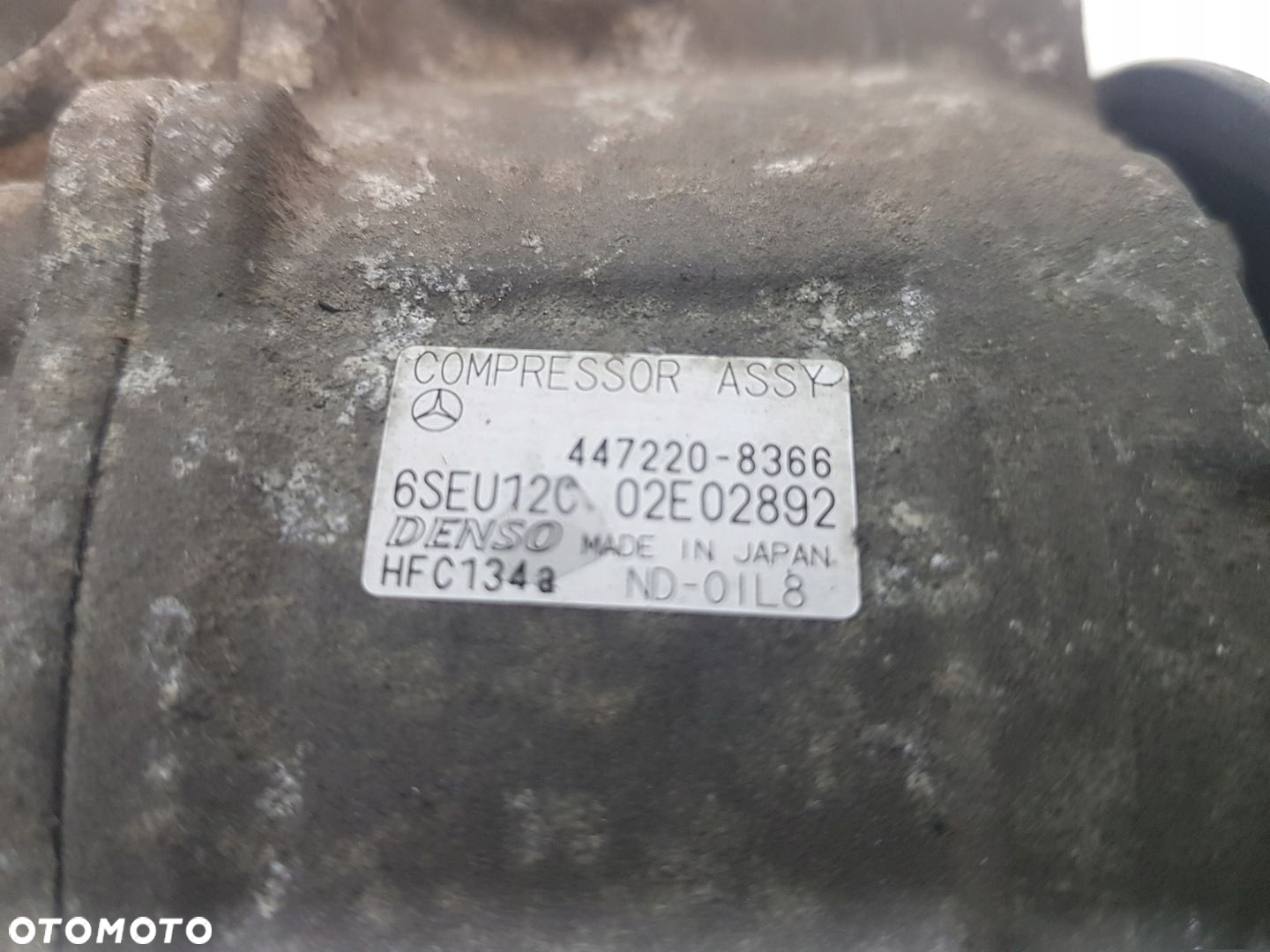 SPRĘŻARKA KLIMY MERCEDES W168 1.7CDI 447220-8366 - 3
