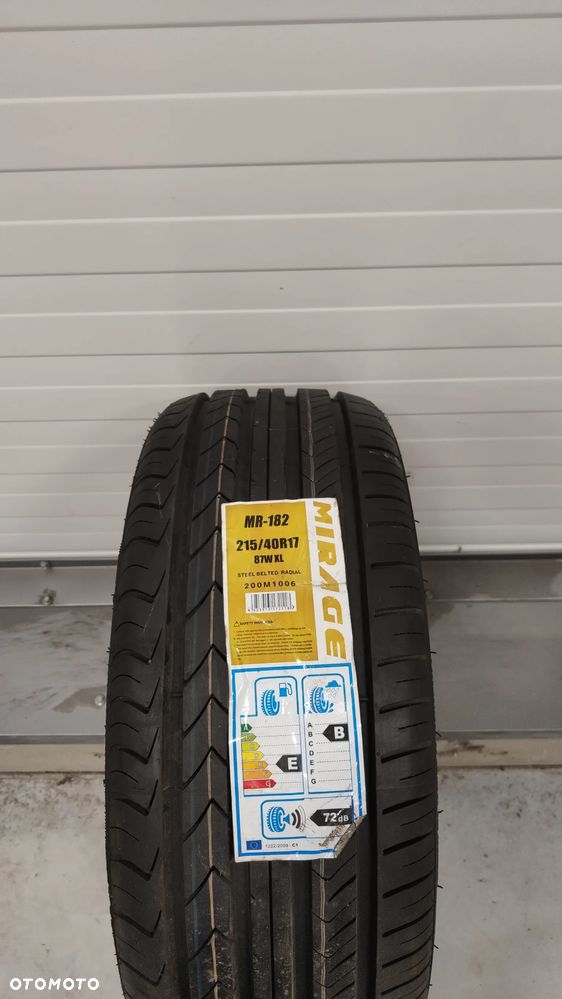 Nowe opony MIRAGE MR-182 215/40 R17 - 2