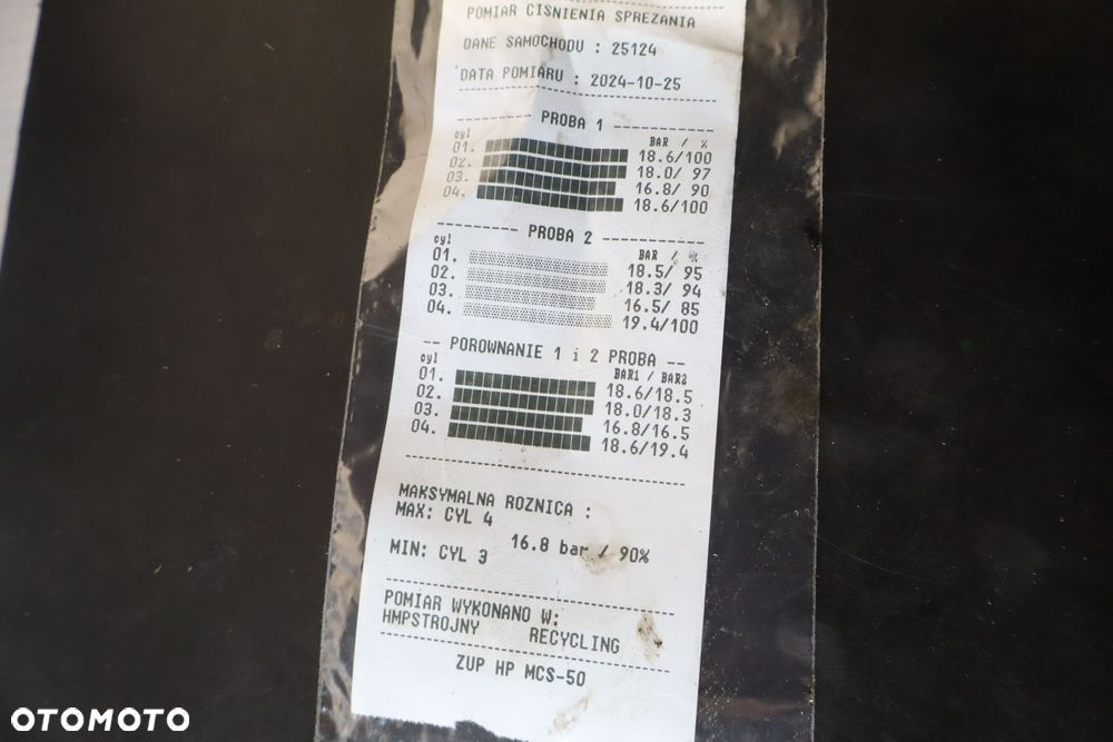 SILNIK  FIAT BRAVO II 1.4 16V 88KM 192B2000 TEST - 3