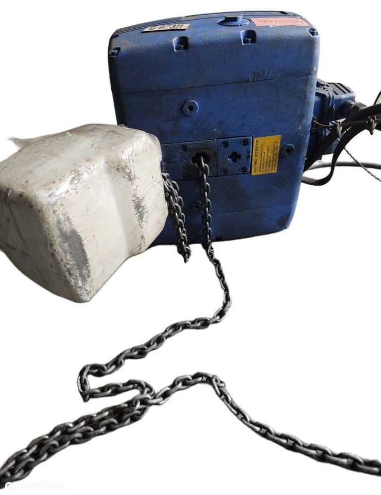 Wciągnik elektryczny łańcuchowy ABUS 500kg urządzenie do suwnicy używa - 4