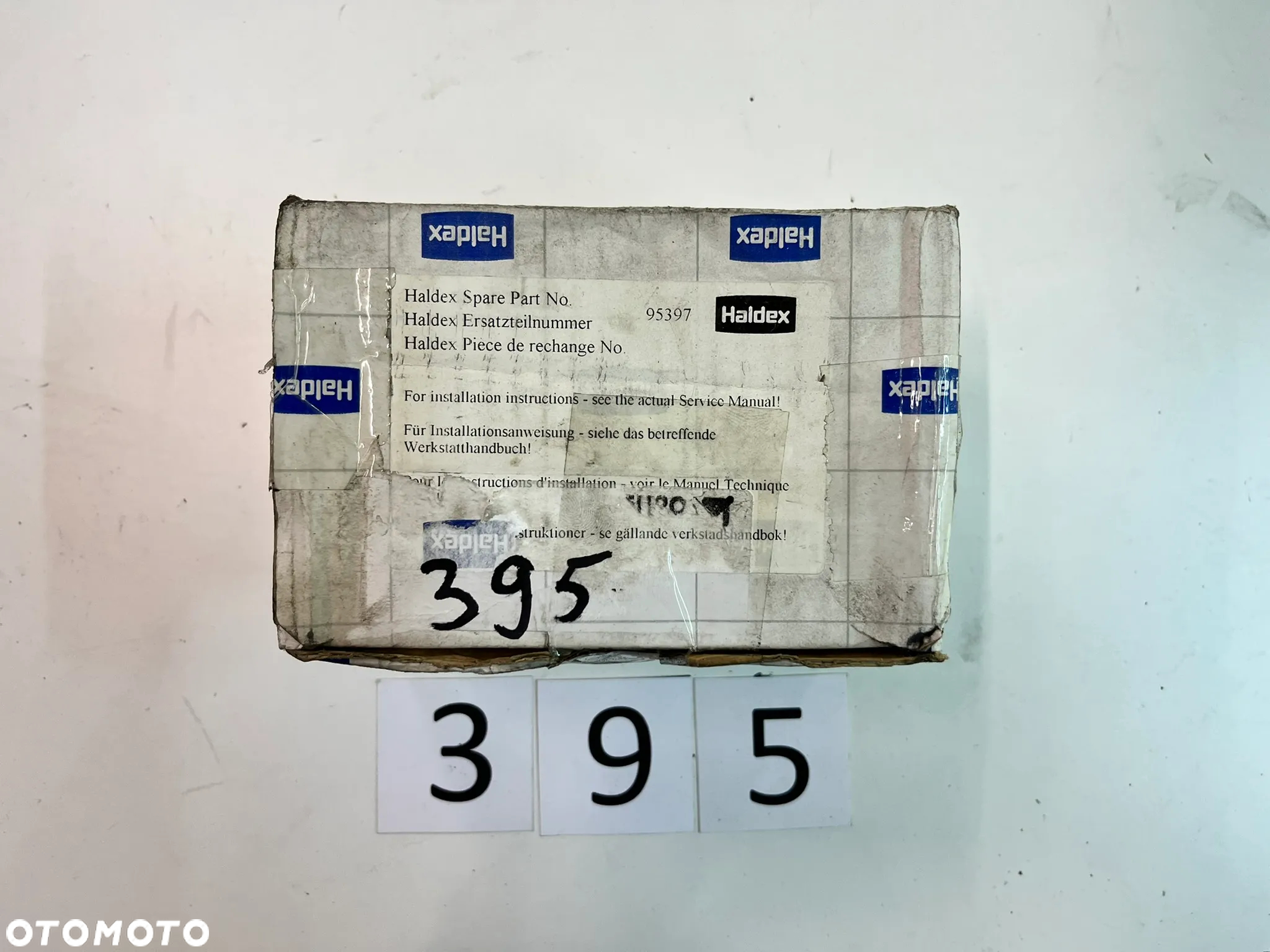 Zestaw naprawczy prowadnicy zacisku hamulca naczepy HALDEX 95397, SAF 34343886100 - 2