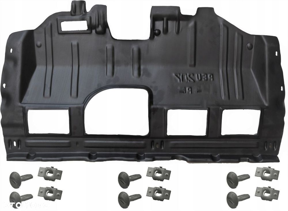 PEUGEOT 207 osłona silnika 2006-2012 SPINKI HDPE - 1