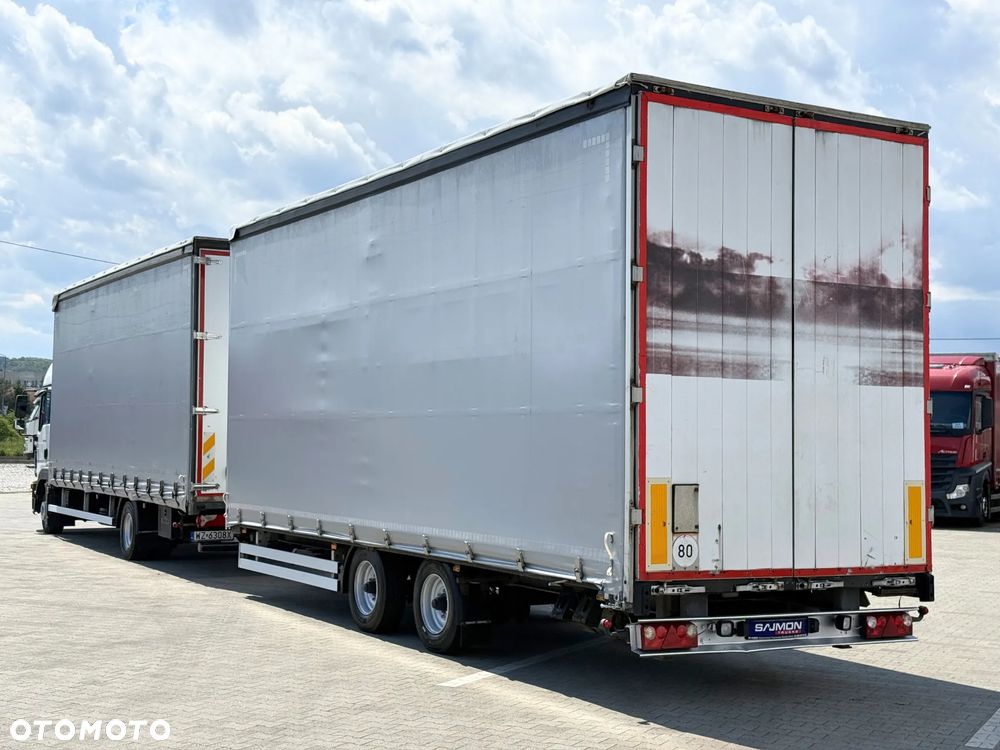 MAN TGL 12.250 / ZESTAW TANDEM 120M3 / 7,71 M + 7,36 M - 5