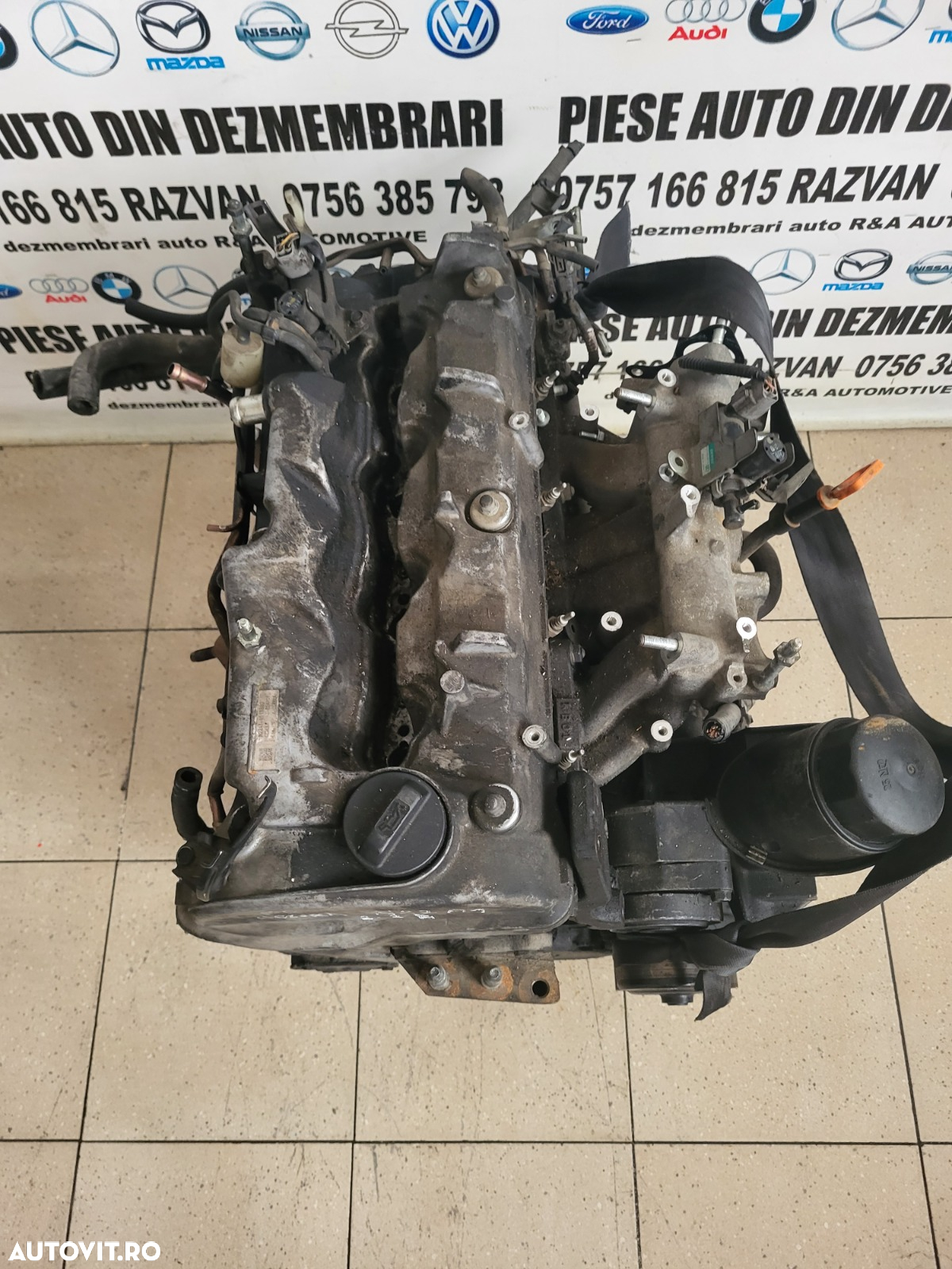 Motor Honda Civic Accord CR-V FR-V 2.2 Diesel Cod Motor N22A1 Testat Cu Garantie Livram Oriunde In - 3