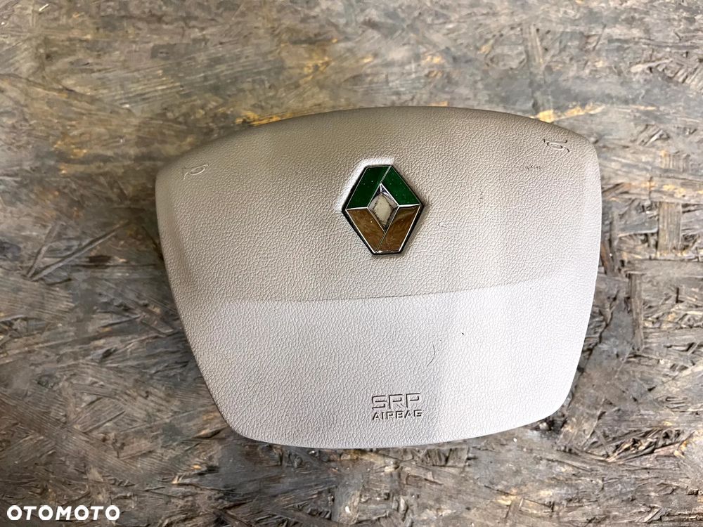 RENAULT MEGANE III SCENIC III AIRBAG PODUSZKA POWIETRZNA KIEROWCY DWIE KOSTKI JASNA 985100009R - 1