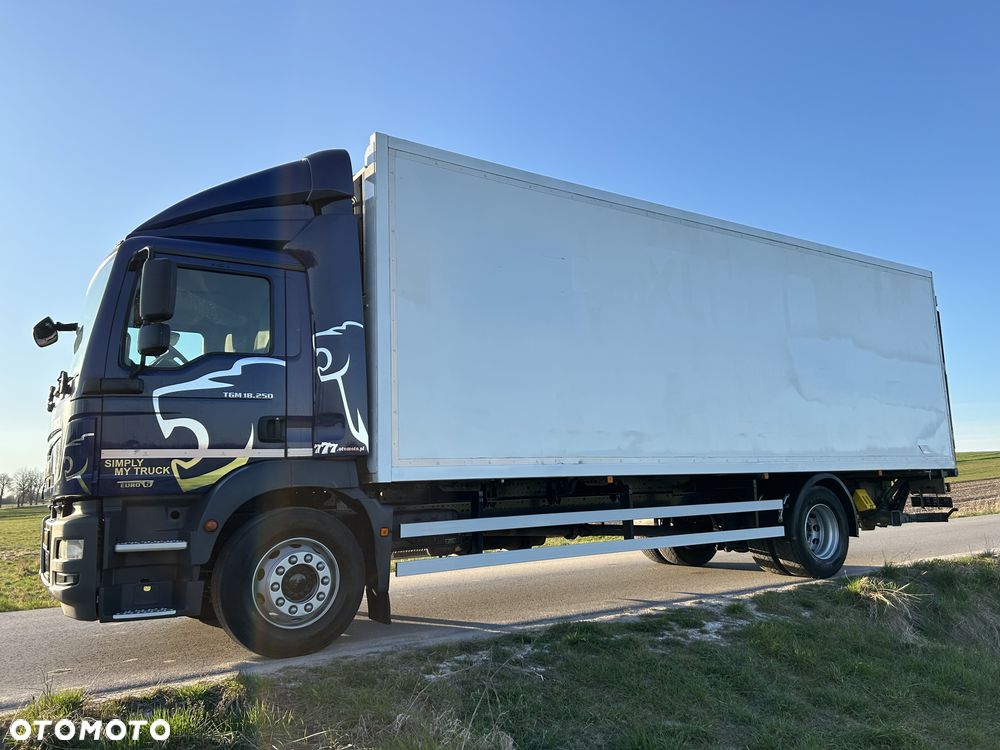 MAN TGM 18.250 Carrier 1950 D/E z Holandii / TOP STAN / 7.5m / 18 palet / winda + drzwi boczne / OKAZJA - 6