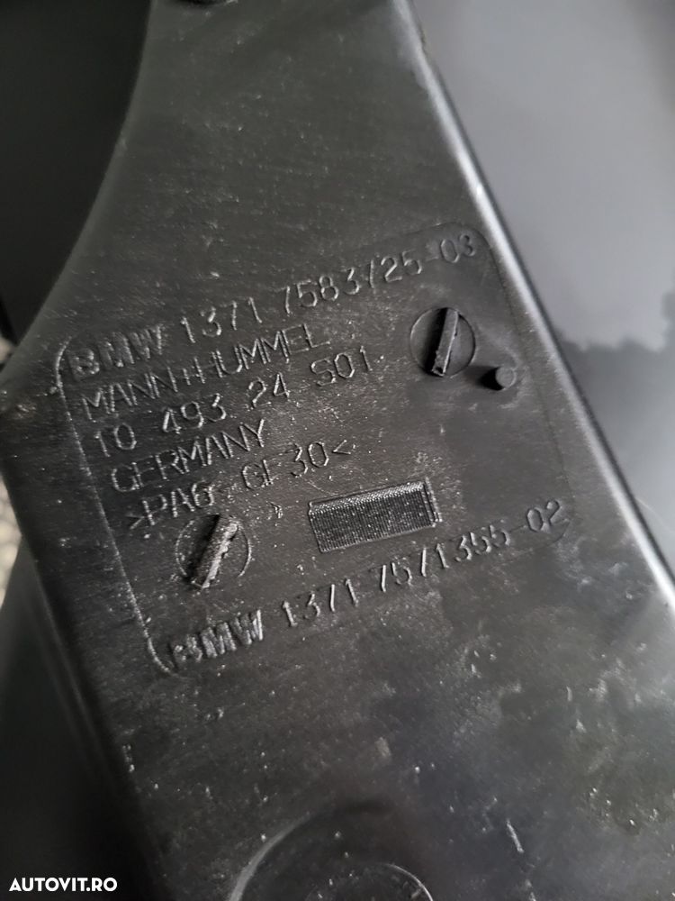 Carcasa Filtru Aer Bmw F01 F02 F06 F12 F13 F10 F11 3.5 Benzina Motor N55 Cod  Dezmembrez Bmw F10 F1 - 6