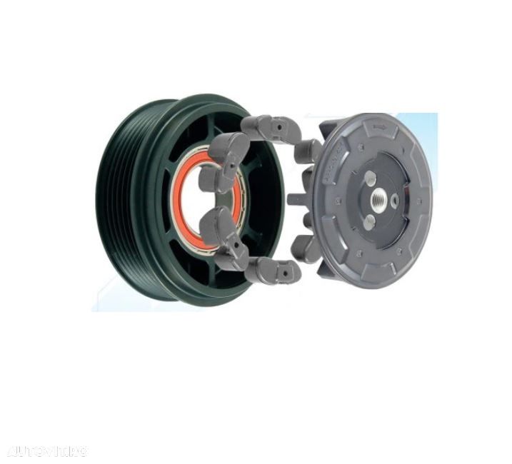 Cupla magnetica ambreiaj compresor A/C diametru 100 mm cu 6 caneluri, tip Denso 7SEU17C, Mercedes Clasa C W203, Clasa CLS C209/C219; Clasa E W211, Clasa S W220, Vito/Viano W639 2003-2014; motorizare 2, 1 C - 1