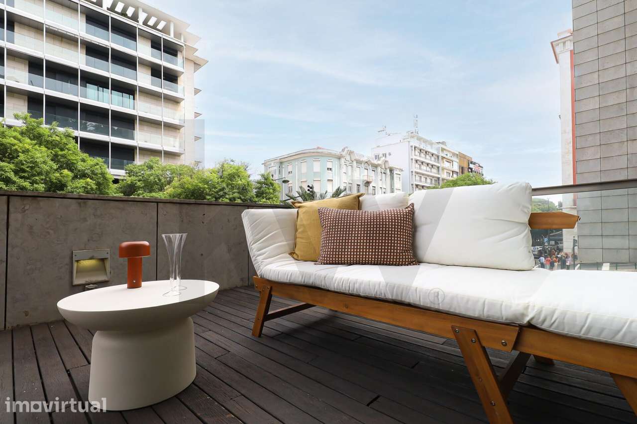 Exclusivo Apartamento T1 de Luxo, com um terraço de 52 m2 – Uma Oportu - Grande imagem: 4/33