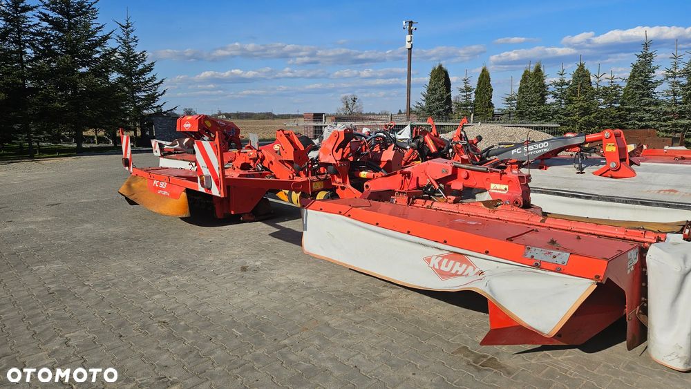 SaMasz KDD 861 S+T Kosiarka Dyskowa Motyl z taśmami  w Zestawie z Czołową kosiarką KDF 340 S - 1