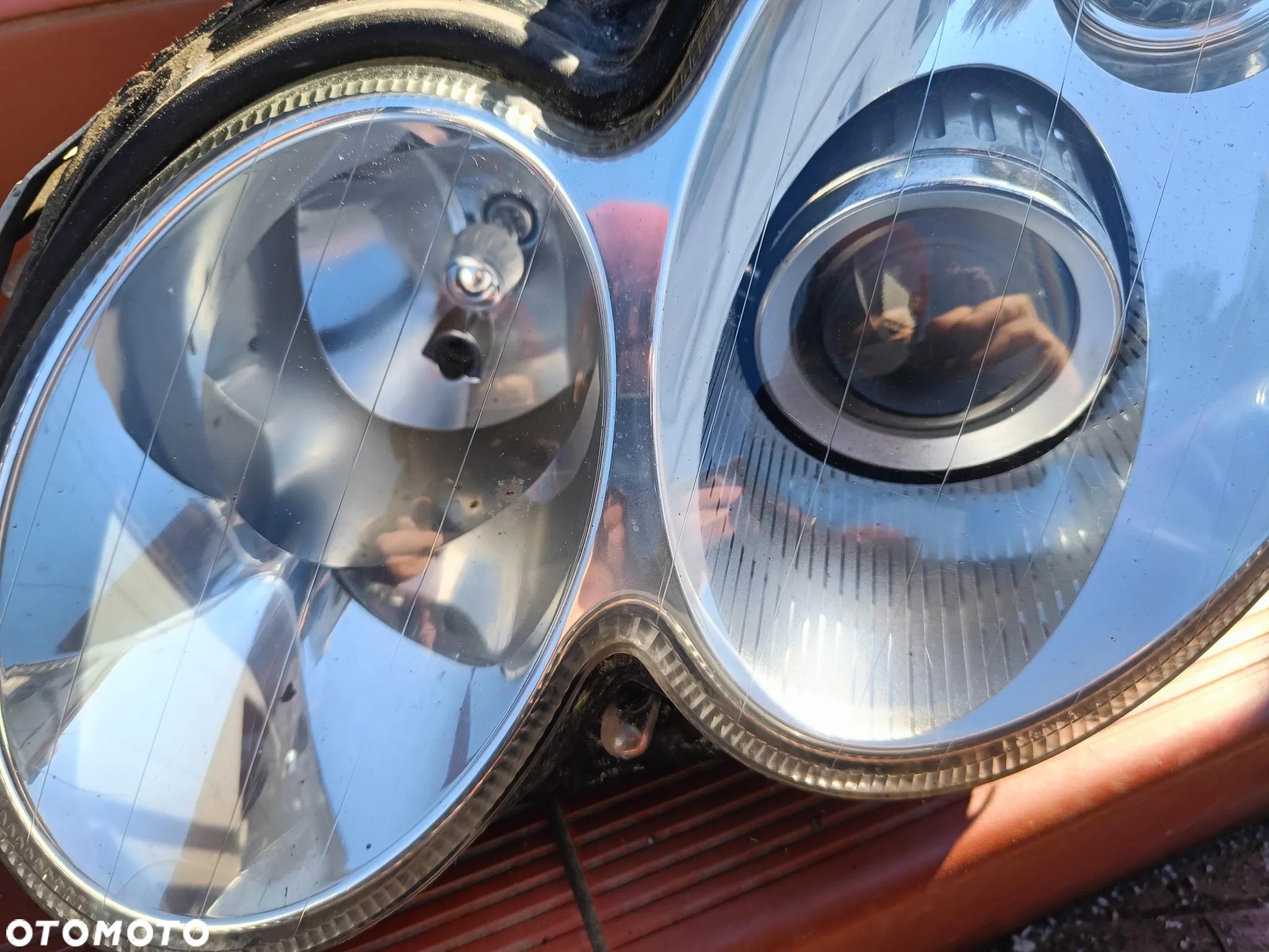 MERCEDES W209 CLK LAMPA PRZÓD PRZEDNIA  BI XENON NIE SKRĘTNY LEWA - 7