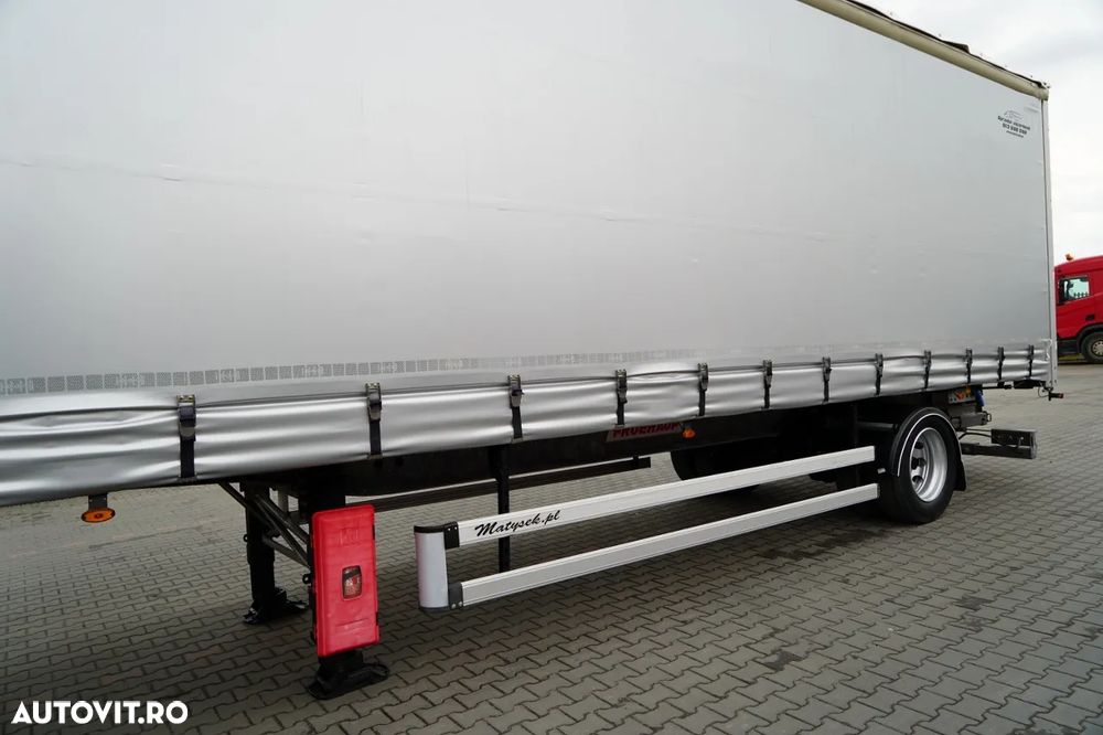 Fruehauf CITYLINER CORTINĂ / 1 AXĂ / DIRECȚIE / LUNGIME 11 M / CUREA CĂRUCIOR / PODEA REZISTENTĂ - 10